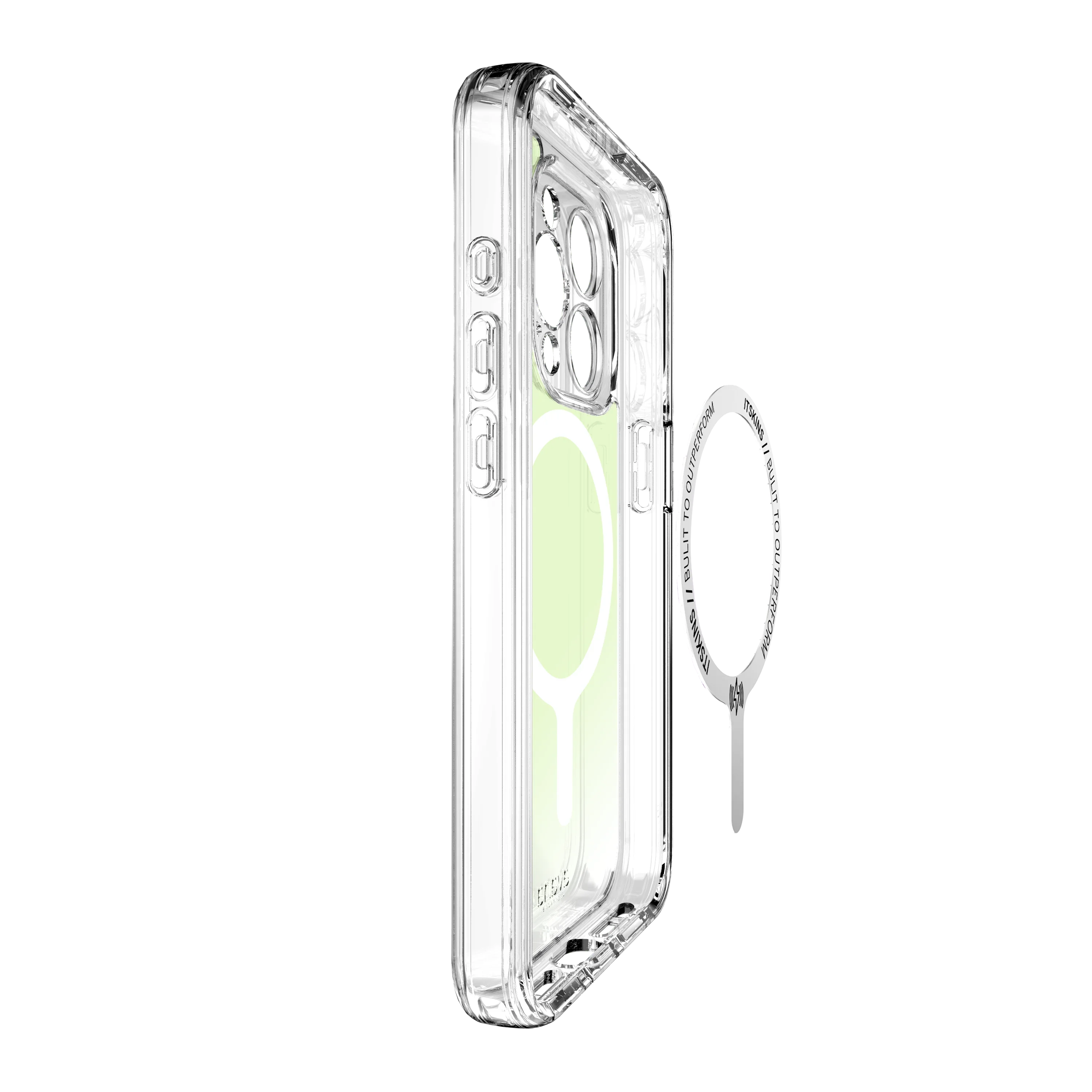 Itskins Avana Cosmic iPhone 15 Pro Max Magsafe Case - Cosmic Green - Tashqila Itskins Avana Cosmic iPhone 15 Pro Max Magsafe Case - Cosmic Green - Tashqila